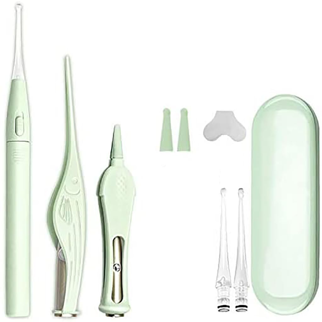 MAYCREATE 3Pcs Ear Cleaner Kit With Metal Storage Box, Earwax Spoon Digger & Tweezers, LED Light Ear Picking Tools Kit for Adults and Kids Ears Cleaning(Batteries Included) MAYCREATE 3Pcs Ear Cleaner Kit With Metal Storage Box, Earwax Spoon Digger & Tweezers, LED Light Ear Picking Tools Kit for Adults and Kids Ears Cleaning(Batteries Included)
